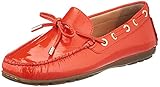 mokassin orange Wechselfußbett Sioux Damen Carmona-701 Mokassin, Rot (Sanguine 005), 38 EU