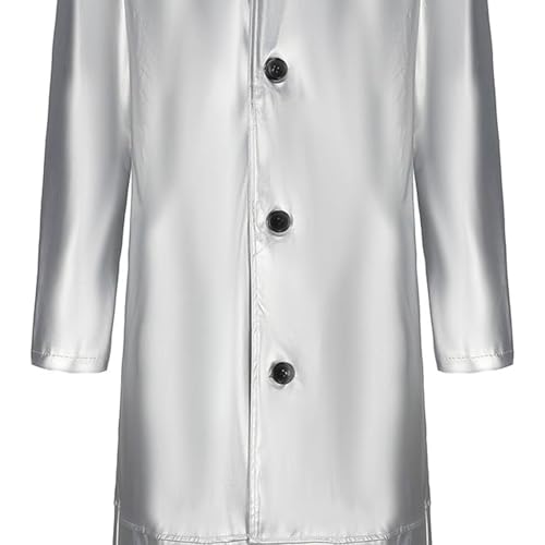 Chaqueta de cuero sintético para hombre miniatura 4