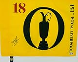 BRIAN HARMAN SIGNED 2023 BRITISH OPEN GOLF PIN FLAG ROYAL LIVERPOOL AUTOGRAPH BECKETT AUTHENTICATION J89