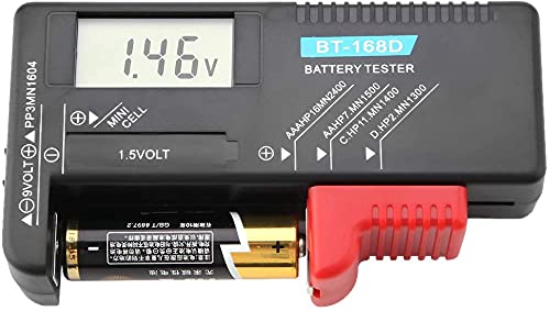 U-M Testeur Universel de Tension de Batterie de Pile Bouton AA/AAA/C/D/9V/1.5V LCD numérique BT-168D testeur de Tension de Batterie Domestique de Haute précision Useful and Attractive