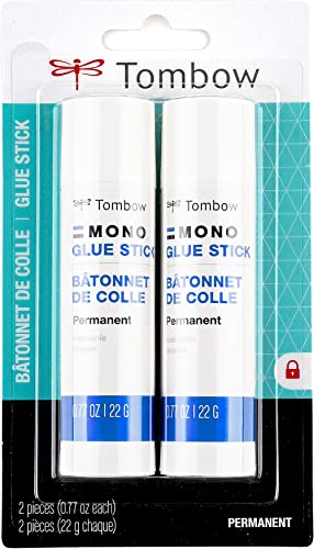 Tombow Mono Glue Stick, Medium, 2-Pack