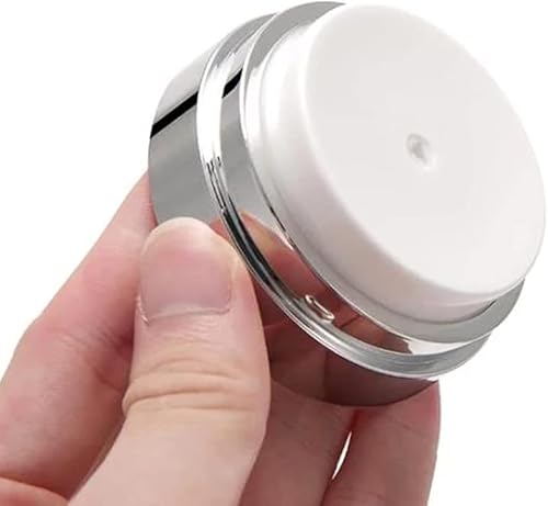 Miniatura 3 de Furnido Tarros de bomba recargables sin aire, recipientes vacíos de acrílico para maquillaje, loción de viaje con tapa para crema hidratante gruesa,