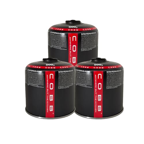 Campingman 3 Stück Gaskartusche 500g Butan Gas Schraubkartusche mit...