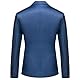 YOUTHUP Sakko Herren Leichter Regular Fit Anzug Jacke für Männer Freizeit Jackett Blazer, Blau, XL
