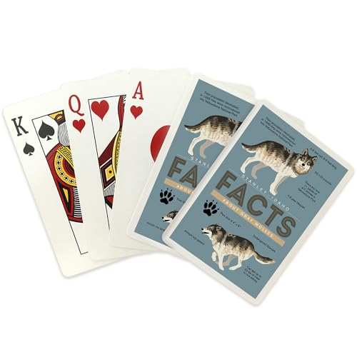 Lantern Press baraja de cartas póker para adultos 52 unidades miniatura 2