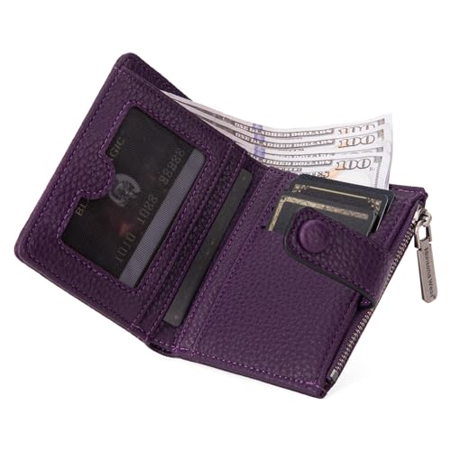 Image of Montana West Women's Wallet Bifold Small Wallets Ladies RFID Blocking Wallet with Zipper Coin Pocket