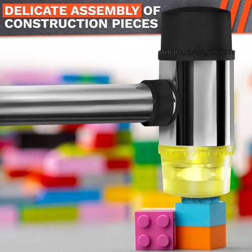 Image of Small Rubber Mallet Hammer, Orange 25mm Double-Faced Soft Face Mallet with Soft Rubber & Hard Plastic Heads, Non Marring Jewelry Hammer for Leather Craft, Tile, Furniture Repair, Hobby & DIY Projects