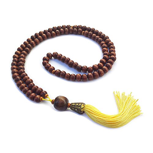 JAPAMALA 108 CONTAS COR AMARELO