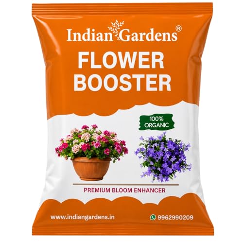 Image of Indian Gardens - Flower Booster | Flowering Plant Food for Heavy Blooming | Promotes Bigger, Brighter Flowers & Healthy Growth | Suitable for All Flowering Plants (5 Kg)