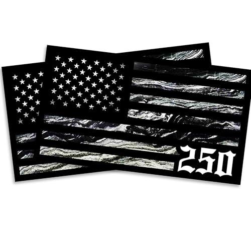 2 imanes decorativos USA 250 aniversario 5 pulgadas