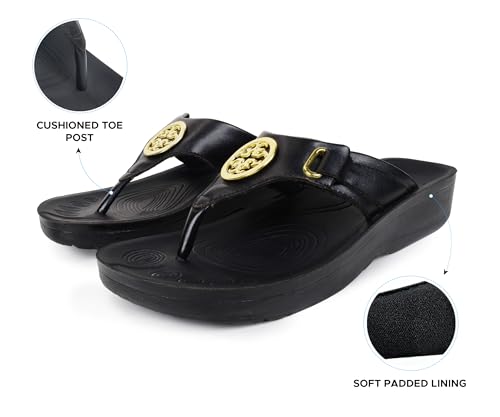 Image of AEROTHOTIC Arch Support Flip Flops for Women Comfortable Orthotic Stylish Sandal