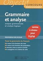 Grammaire et analyse (French Edition) [Paperback] 2011709938 Book Cover