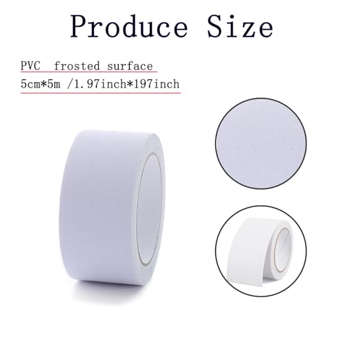 YMWALK Rutschfestes Klebeband, hohe Traktion, rutschfestes Griffband, 5 cm x 5 m, selbstklebend, rutschfest, Terrassenstreifen, wasserdichtes Schleifband für Treppen, Trittstufen, Außen- und