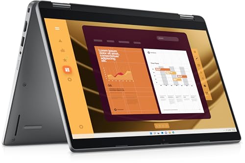 Dell Latitude 5350 2-in-1 Business Laptop 2025, 13.3' FHD IPS Touchscreen, Intel Ultra 7 165U vPro 12-Core, 16GB LPDDR5 1TB SSD, Backlit Keyboard, Thunderbolt 4, Wi-Fi 6E, Win11 Pro, Platinum Grey