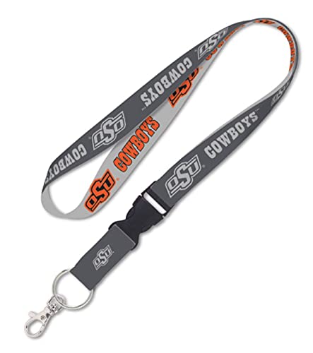 Lanière Oklahoma State Cowboys WinCraft cadeau idéal pour supporter gris