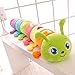 Smvala Morbidi Peluche a Forma di Bruco. Peluche di Bruco Kawaii giganti Abbracciare Il Cuscino Lungo del Corpo Che Dorme Cuscini per Ragazze Ragazzi Adolescenti(Size:43")