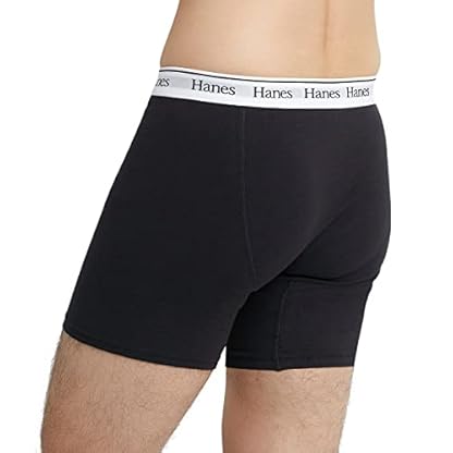 Hanes mens Hanes Originals Men’s Boxer Briefs & Trunks, Stretch Cotton Moisture-wicking Underwear, Modern Fit Low Rise, Multipacks - Image 4