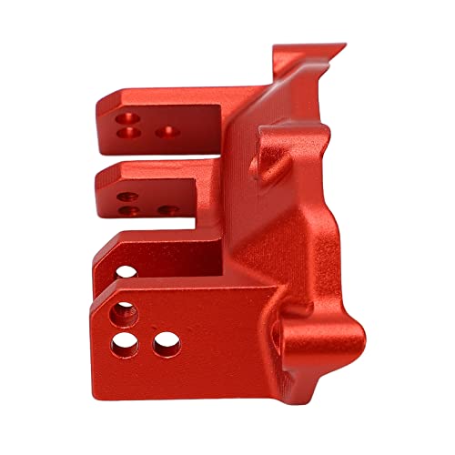 Rankomu 1/10 RC, obudowa górnego drążka kierowniczego, wspornik drążka kierowniczego ze stopu aluminium do samochodów Losi Baja Rey RC, czerwony, RC Accories