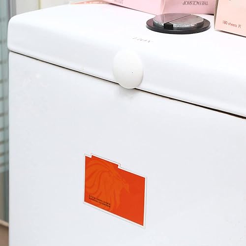 Miniatura 7 de SEIWEI Protector de pared de silicona para pomo de puerta, almohadillas autoadhesivas redondas (marrón, 1 unidad)