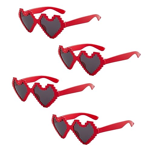 VALICLUD 4 Piezas Gafas De Accesorios Para Fotos Gafas De Para Graduación Playa Para Adolescentes y Adultos