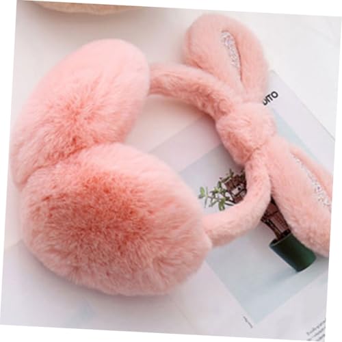 Reusable Earmuffs for Boy Girl Lovely Rabbit Ear Covers Comfortable Winter Ear Warmers Soft and Durable Boy Girl Accessory for Cold Weather4