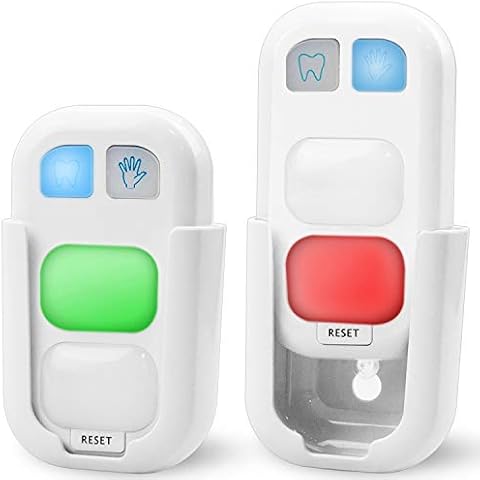 HONWELL Kids Toothbrush Timer 2 Pack Sand Timers for Children 2 Minute Timer Battery Powered Games for Kids to Keep a Good Habits Cover