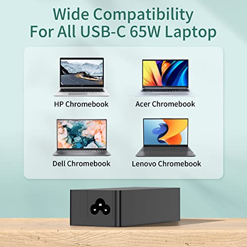Chromebook-Charger-USB-C-Laptop-Charger-45W-65W-Fast-Charging-for-Dell-Samsung-HP-Asus-Acer-Google-Chromebook-Charger-fit-USB-Computer-Chargers-for-Laptops-Type-c-chromebook-Charger