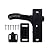 Camp'N - RV Screen Door Latch - Handle (Left Hand) for RV, Trailer, Camper, Motor Home, Cargo Trailer - OEM Replacement (LH)