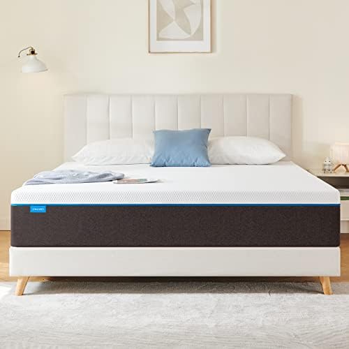 JINGWEI 8" Twin Memory Foam Mattress, Cooling Gel Breathable Bed Mattress, Support & Pressure Relief Mattress, Fiberglass Free,39X 75 X 8inches