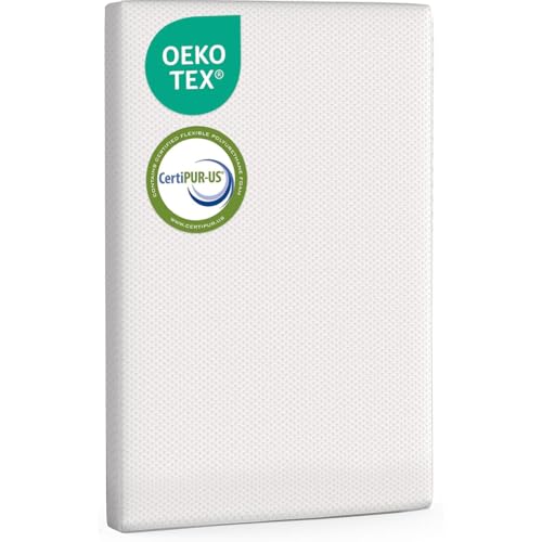 Alhuldhopia Soft Pack and Play Mattress, high Density Foam,Breathable Soft Cover,Portable and Lightweight Pack n Play Mattress,Comfortable for Baby When Playing and Sleeping