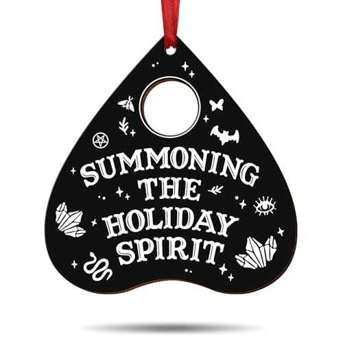 Ouija Planchette Christmas Ornament, Horror Christmas Ornaments, Horror Ornaments - Horror Christmas Decorations, Halloween Christmas Ornaments - Creepy Christmas Decorations, Creepmas Ornament