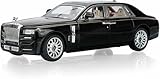 rolls royce metallurgy Véhicules en métal moulé sous pression à l'épour chelle 1:18 et 1:24, répliques de pour Rolls-Royce Phantom, voitures de luxe en alliage, modèles réduits avec sons et lumières, véhicules statiques à rétrofriction, cadeaux et voitures de collection.