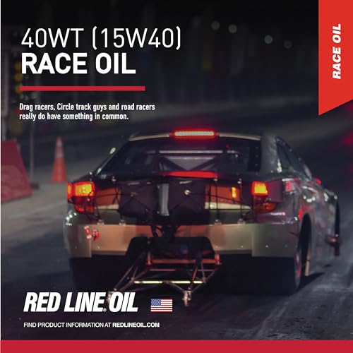 Aceite para motor sintético 15W40 Red Line 1 cuarto miniatura 2