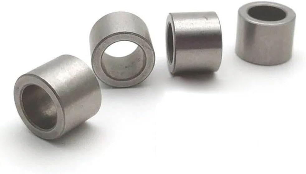 4pcs 25mm Metal Bushing Spacer For Motorcycle Side Cover Starter Compatible With GY6 139QMB Engine Scooter Moped Automotive Parts