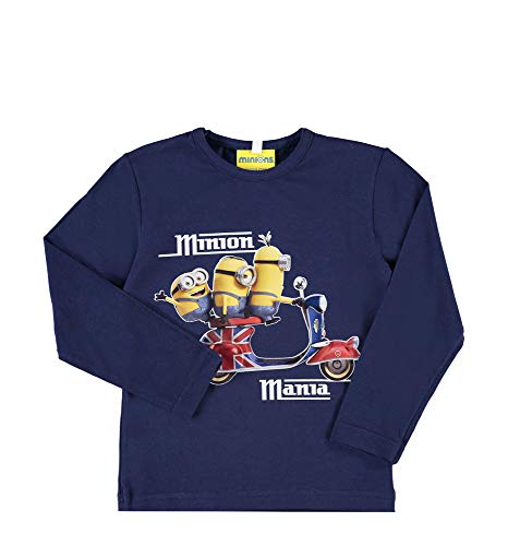 Character World Abbigliamento-T-Shirt M/l Pull sans Manche, Bleu (Blu Blu), 128 (Taille Fabricant: X-Large) Garçon Cover