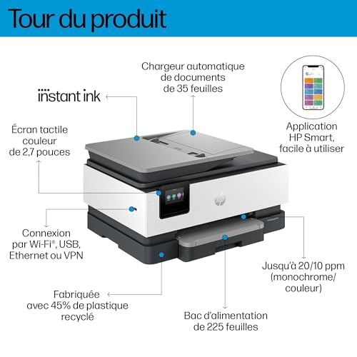 Imprimante Multifonctions Jet D'encre Instant Ink Hp Hp - vue 10