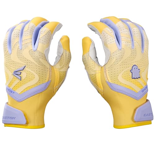 Easton | Ghost Ethos Youth/Girls Fastpitch Softball Batting Gloves | Yellow | Small - image 3