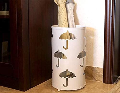 Paragüero rectangular blanco con acabado sofisticado para una recepción de hotel elegante 4