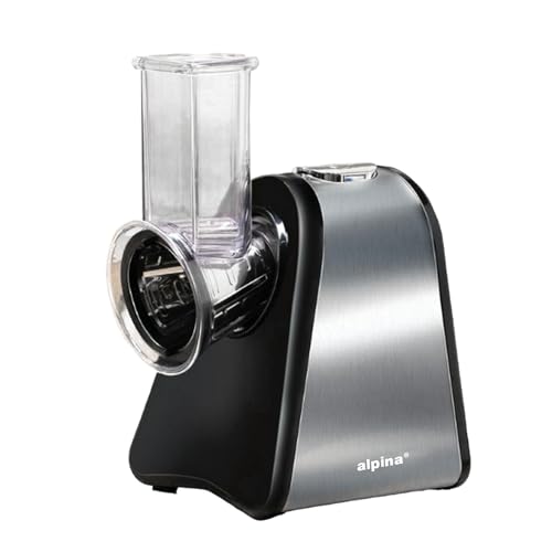 Alpina Rallador de Verduras Electrónico con 4 Cuchillas