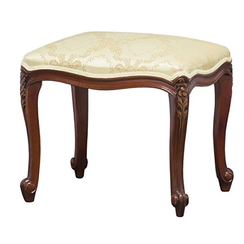 アンティーク調猫足スツール【ブラウン】 木製 『フランシスカ』 高さ45cm Amazon.co.jp: アンティーク調猫足スツール/腰掛椅子 [ブラウン] 木製