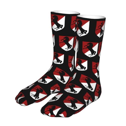 11th Armored Cavalry Regiment Casual Calf Socks for Men's - Cotton Crew Socks Breathable Sock3