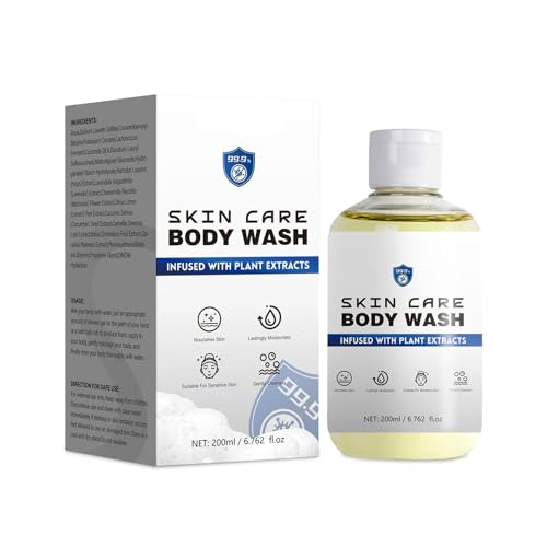 Antibacterial Body Wash - Anti Fungal Shower Gel For Back Acne - Deep Cleansing & Moisturizing Antifungal Body Wash To Soothe & Repair Acne Marks - Natural Shower Gel 200ML