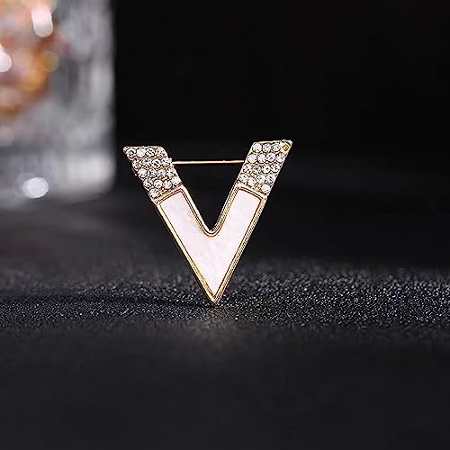 Image of Fashion Rhinestone Flower Brooches Pins Cute Pearl Crystal Floral Lapel Pin Brooch Costume Decorate Jewelry for Women Gril Gift