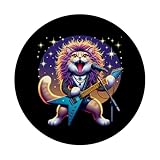 Zoom IMG-2 gatto rock star cantante chitarrista