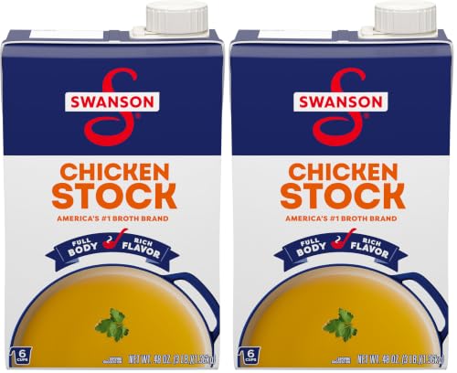 Image of SWANSON S Chicken Stock, 48 oz Carton (Pack of 2)