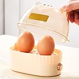 Lawnrden Egg Poachers, Egg Cooker, Electric Rapid Mini Cooker with 2 Cavity for Breakfast Preparation, Auto Shut Off - Image 5