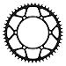Supersprox RFE-245-51-BLK Rear Steel Sprocket Compatible With/Replacement For: Yamaha DT 125 R 18, RS 100 DX 18, 100 RT 90 91 92 93 94 95 96 97 98 99 00 17 18, 100 RX 18, 230 TTR 05 14 15 16 17