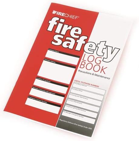 Firechief AEC1761 Fire Log Book, Red