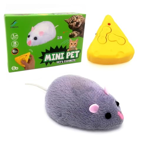Image of Mouse Toy with Remote Control, Electric Mice RC Rat Animal, for Practical Joke Trick Toy, Kid's Children's Birthday Gift