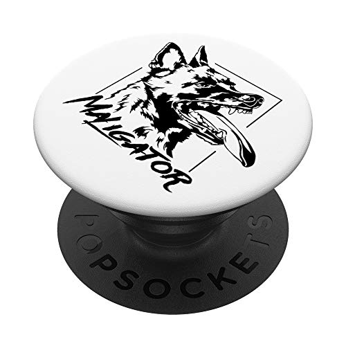 Cadeau amusant Maligator belge Malinois PopSockets PopGrip Interchangeable